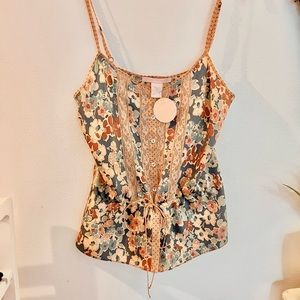 Rebecca Taylor Silk Floral Camisole